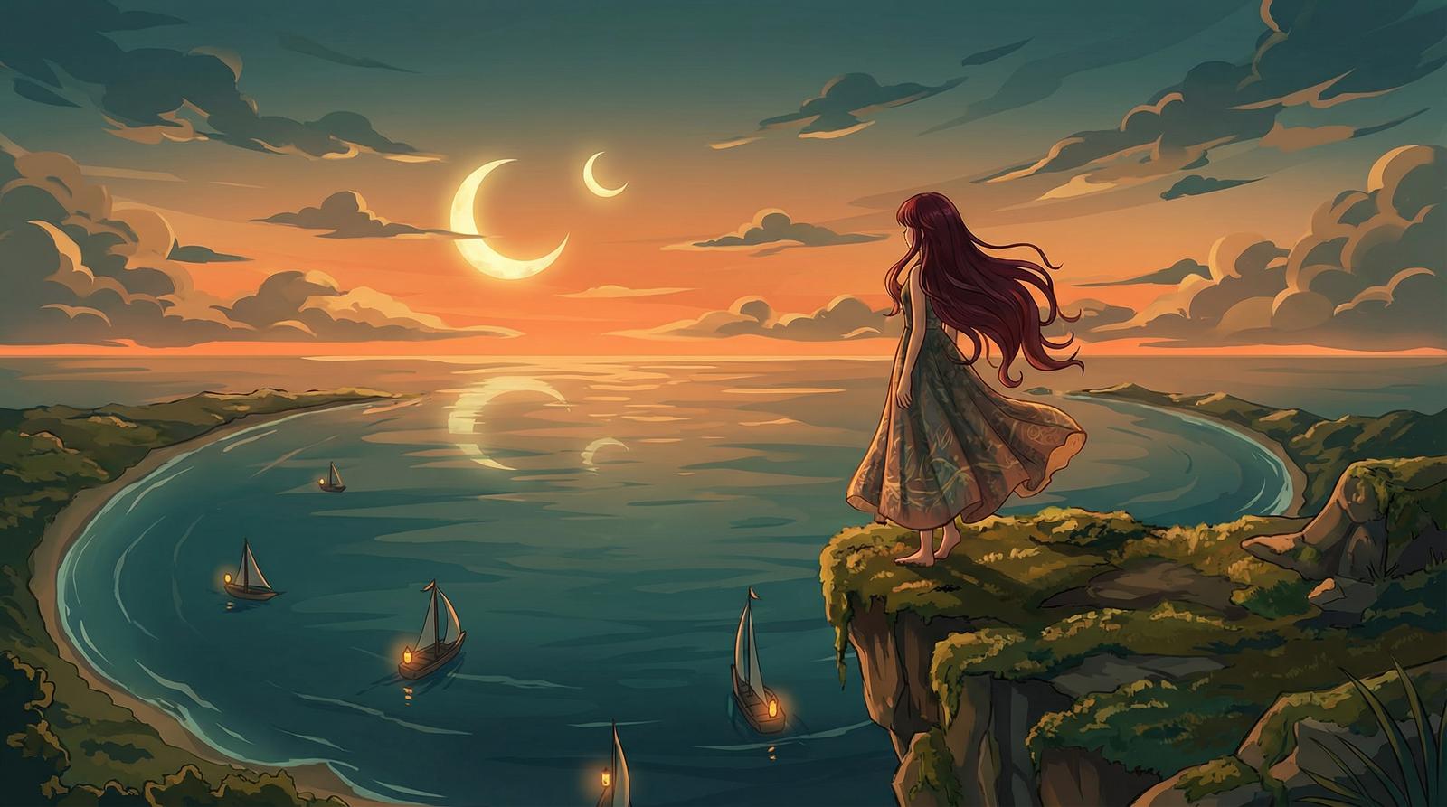海角社区原创动漫短片-月湾少女